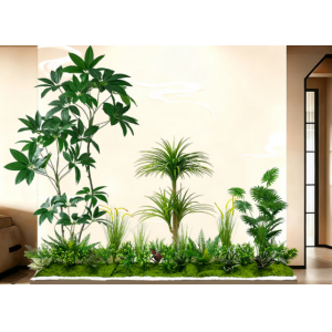 仿真绿植造景组合装饰假植物庭院布置摆设景观造景